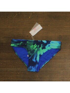 Mimi Flamingo Logan Swim Bikini Bottom 900050525 Saltwater Tie Dye Blue 4